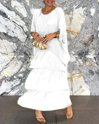Vestido Artístico Suelto Amalia - Una Expresión de Estilo Único