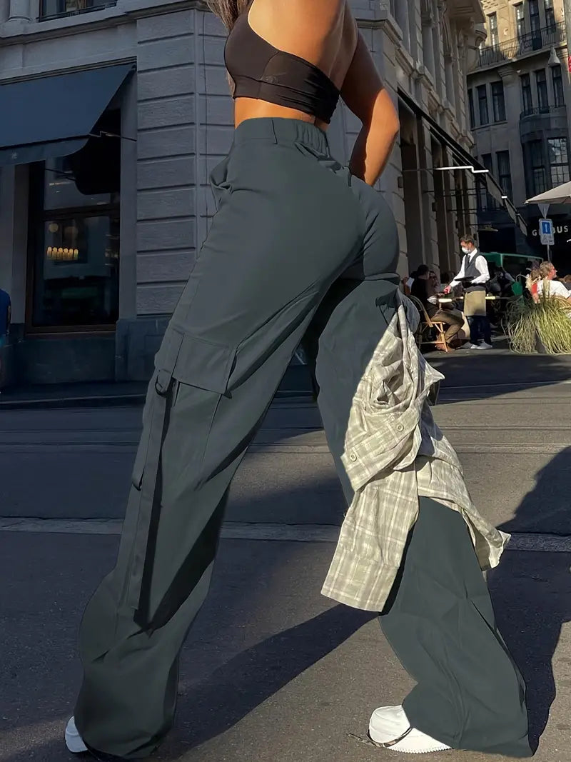 Pantalones Cargo Chic para Mujer - Estilo y Comodidad en Uno