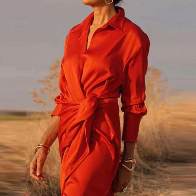 Vestido de Camisa Elegante para Mujer - Perfecto para Fiesta
