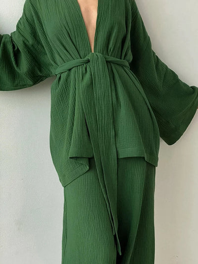Nadema™ - Comfortable Kimono Set