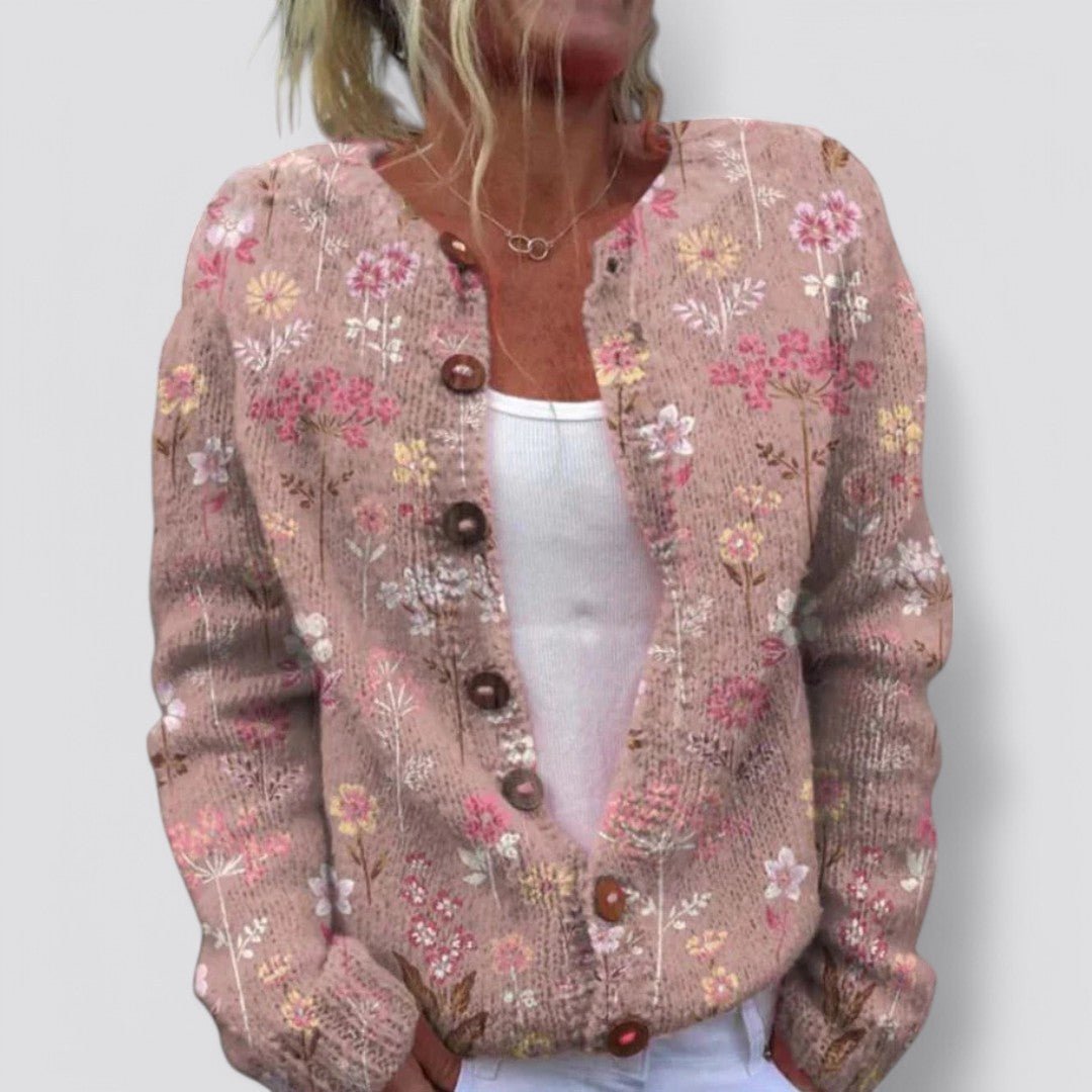 IRINA | Cárdigan suave con estampado