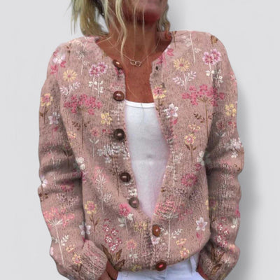 IRINA | Cárdigan suave con estampado