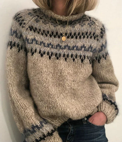 Francien | Suéter de cuello redondo elegante