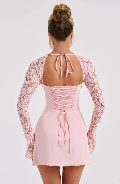 Elegante Minivestido de Encaje Liza