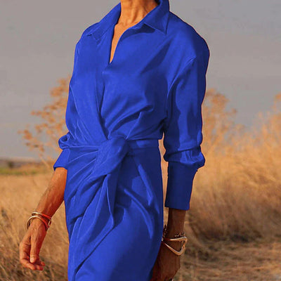 Vestido de Camisa Elegante para Mujer - Perfecto para Fiesta