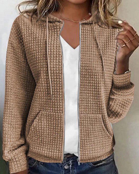 Cardigan Malia con Motivo a Bloques