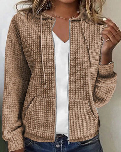 Cardigan Malia con Motivo a Bloques