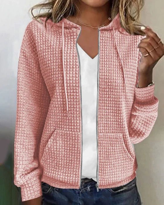 Cardigan Malia con Motivo a Bloques