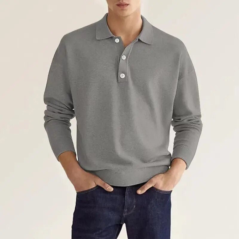Polo de manga larga premium Elias
