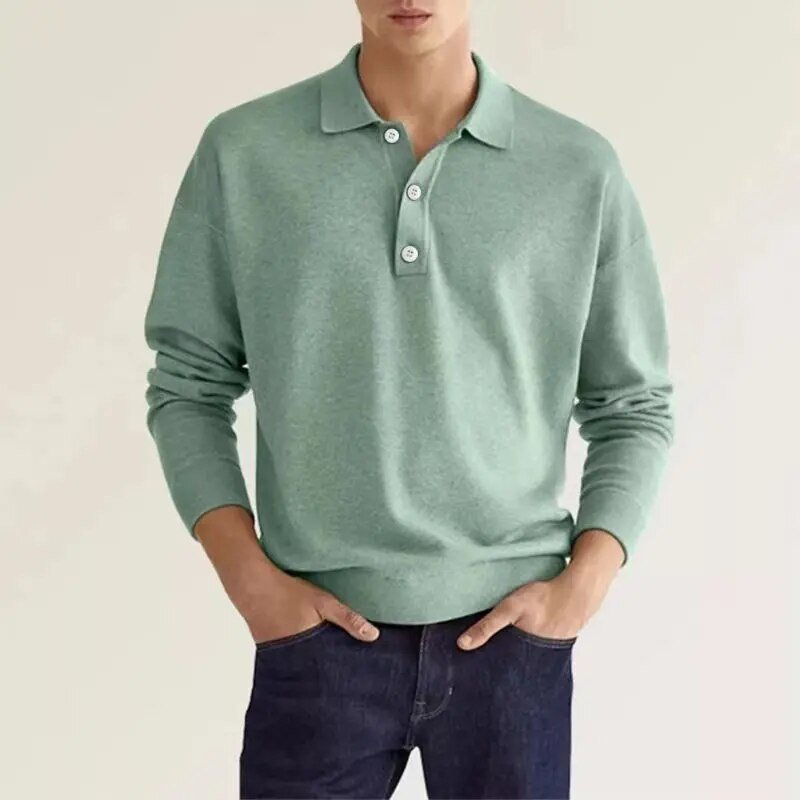 Polo de manga larga premium Elias