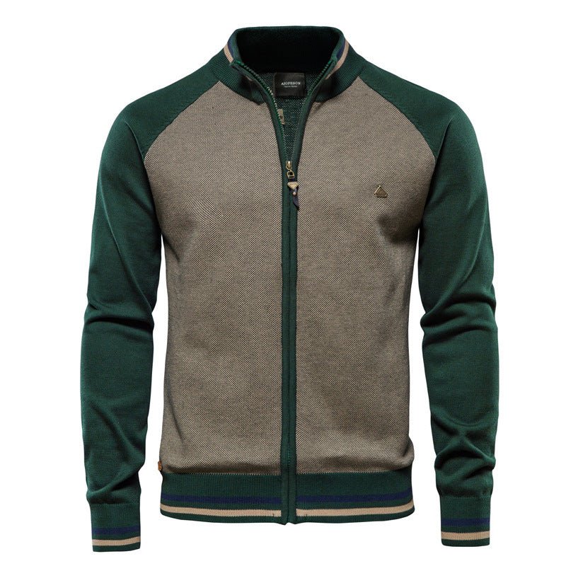 Chaqueta ajustada de estilo polo con cremallera - Mathias