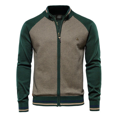 Chaqueta ajustada de estilo polo con cremallera - Mathias