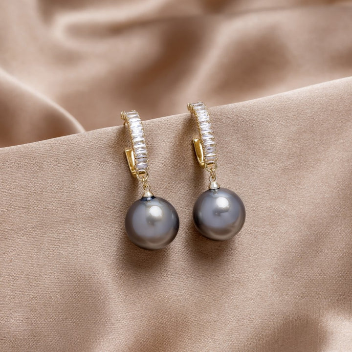 Pendientes de Lujo con Perlas y Circonitas