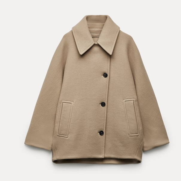 Luxora™ | Abrigo de otoño con botones y look oversize