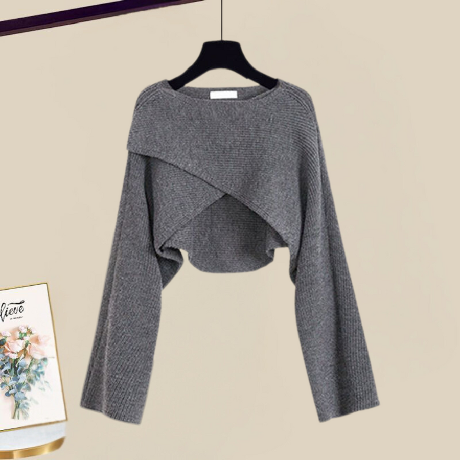 Cristy™ | Conjunto elegante de vestido de punto