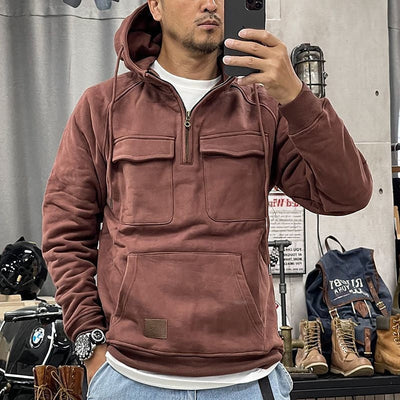 AKIN | Sudadera resistente con capucha y bolsillos