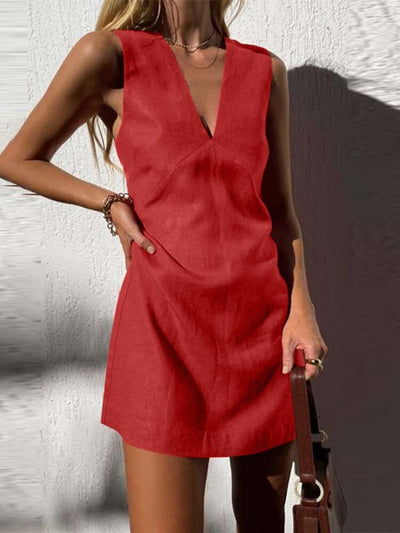 Elegante Minivestido Sin Mangas Gala para Brillar en Cada Ocasión