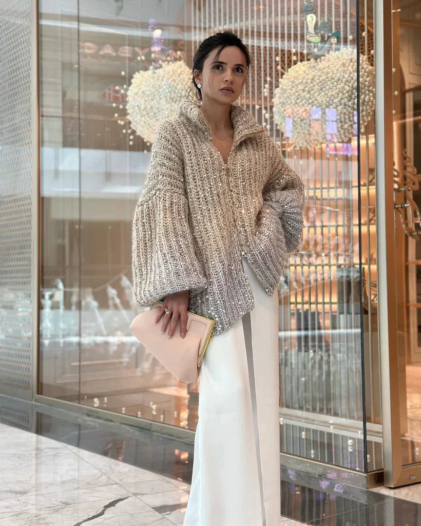 Selina® - Elegante suéter de punto de seda