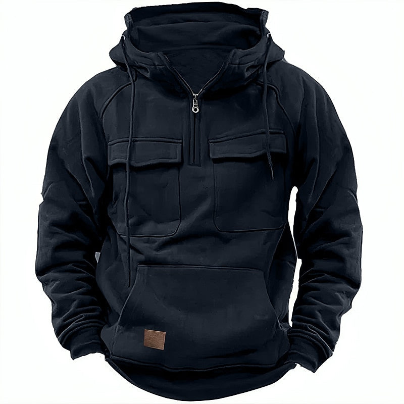 AKIN | Sudadera resistente con capucha y bolsillos